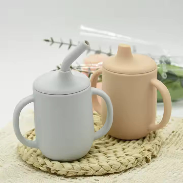 BPA-Free Silicone Baby Sippy Cup – Leak-Proof & Sublimation Ready | Toddler Training Cup